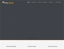 Tablet Screenshot of famasocial.com